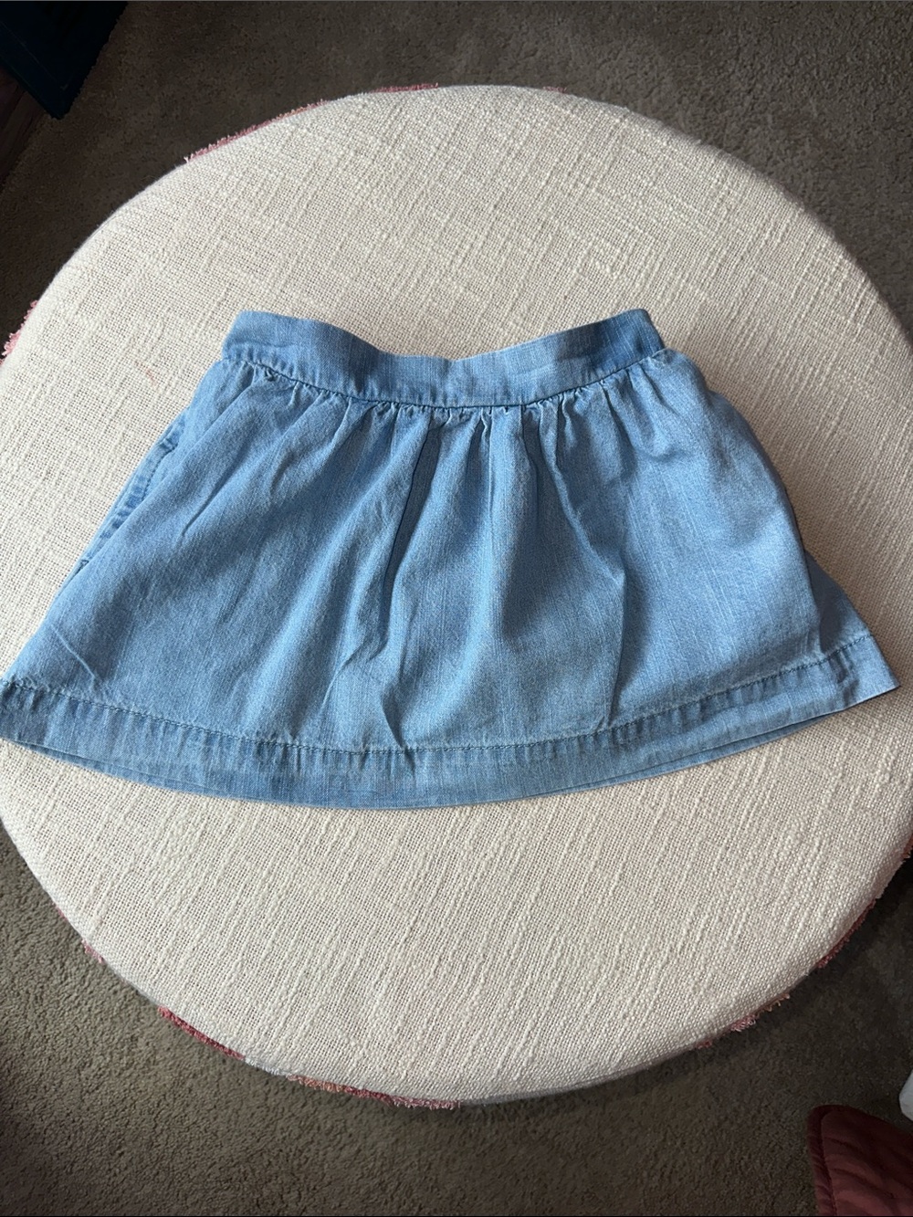 Girls Cat & Jack Light Blue Denim Skort.  Size 5T.